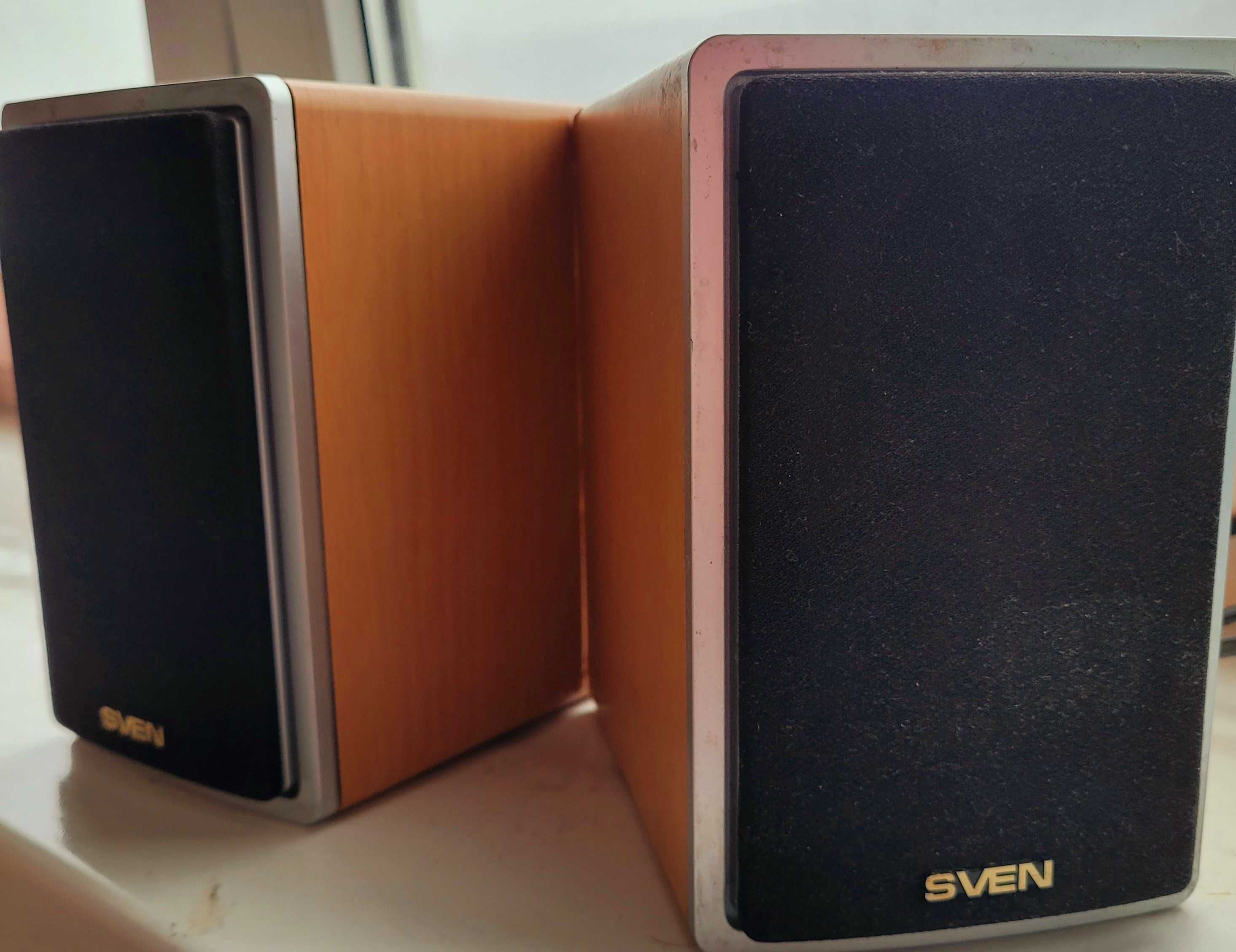 Колонки мультимедійні  2.0, акустична система Sven MS-220 Beech