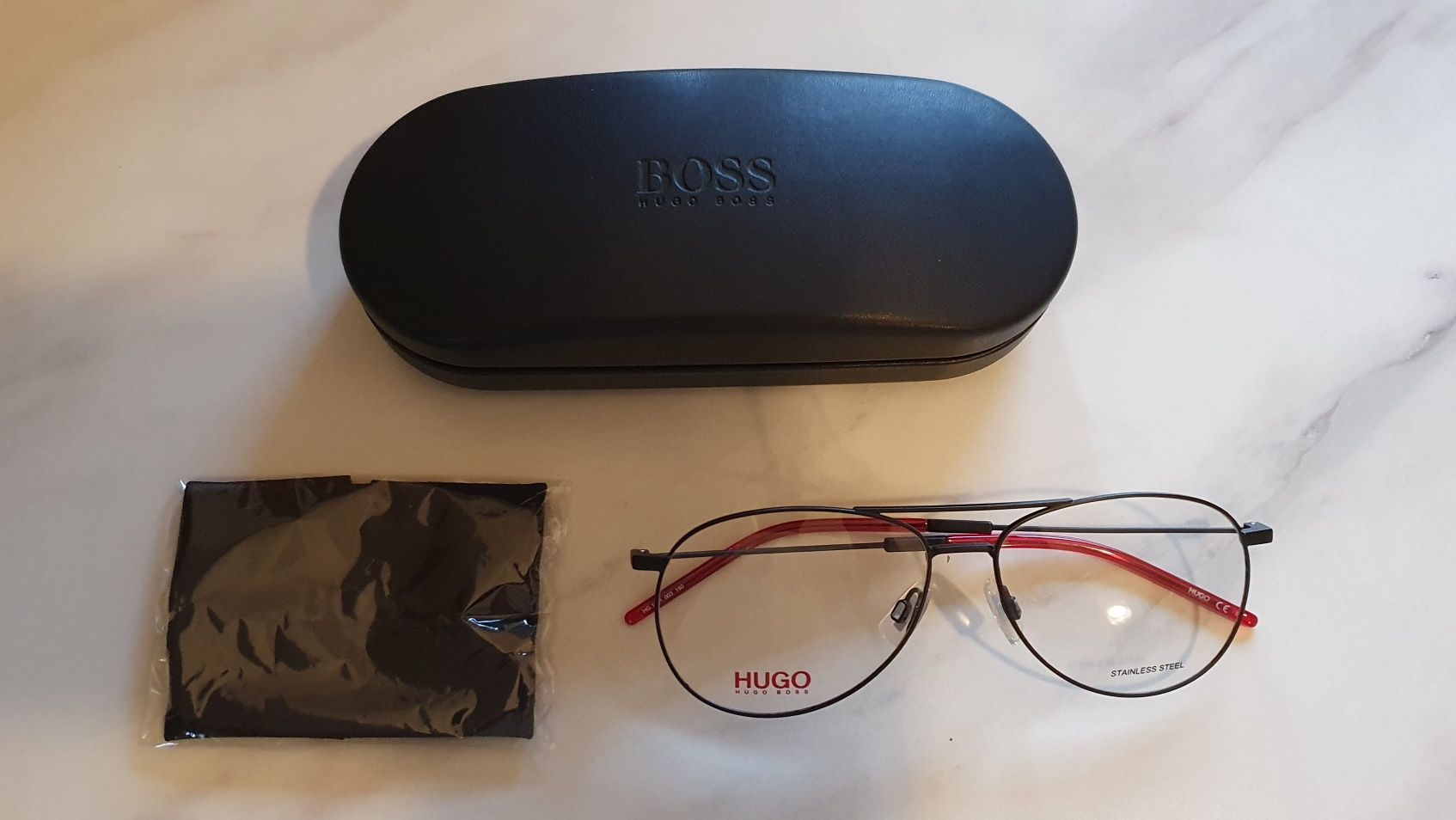 Oprawki Hugo Boss czarne aviator