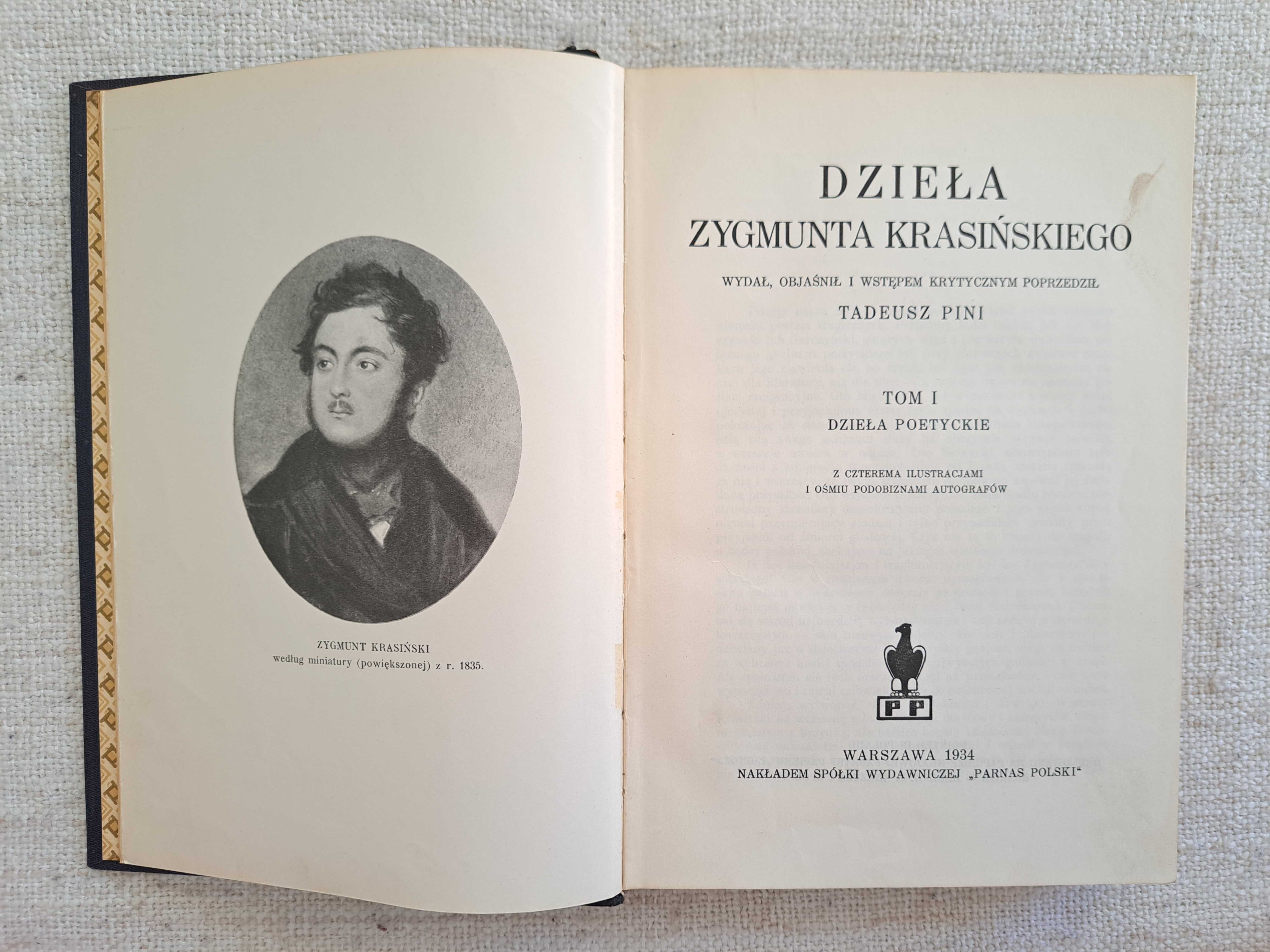 Dzieła Zygmunta Krasińskiego. Kopia rękopisu. 1934 rok