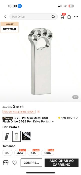 Pen drive 128g nv