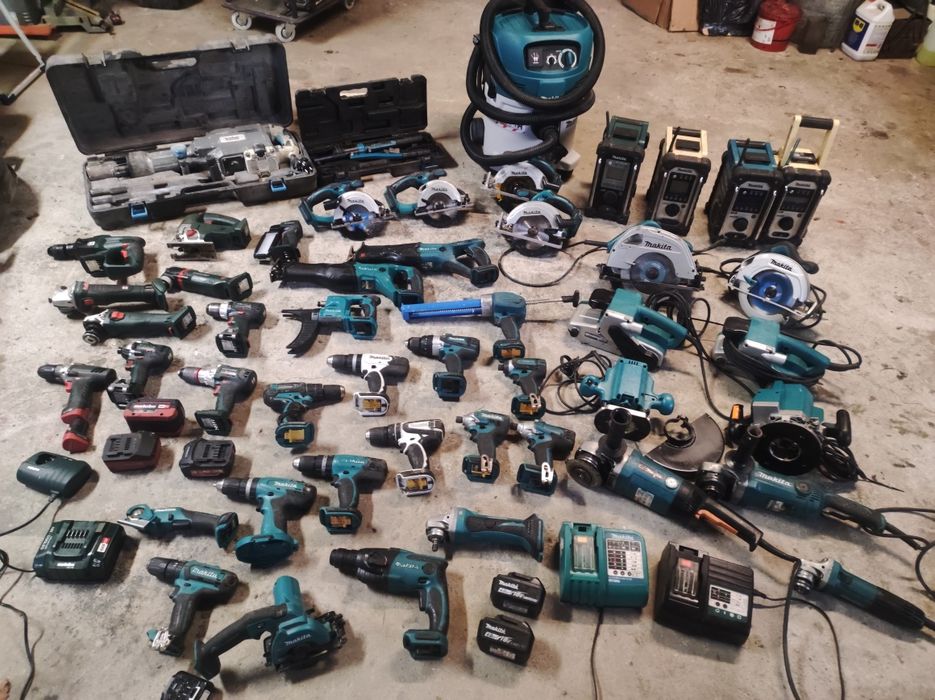 Sprzedam narzędzia Makita Metabo MacAllistet Piły szlifierka Odkurzacz