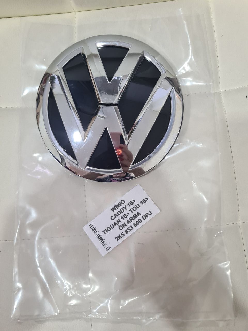 Эмблема на решетку радиатора Volkswagen VW CADDY,B7 TIGUAN 150мм