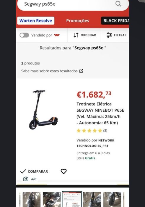 trotinete segway p65 desbloqueada
