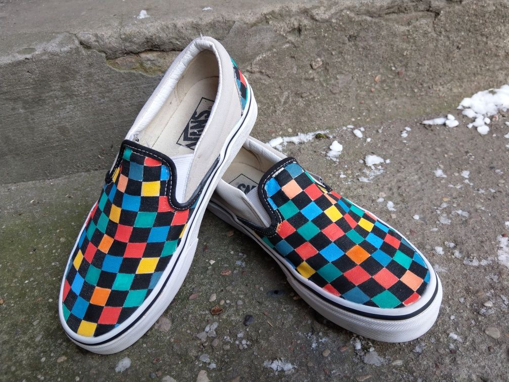 Vans slipon 36, 22,5cm custom
