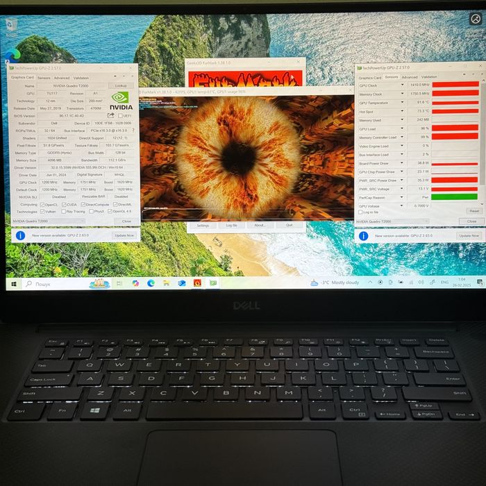 Dell Precision 5540 i7-9850H 16/128GB Quadro T2000 4GB HM2103 ГАРАНТІЯ