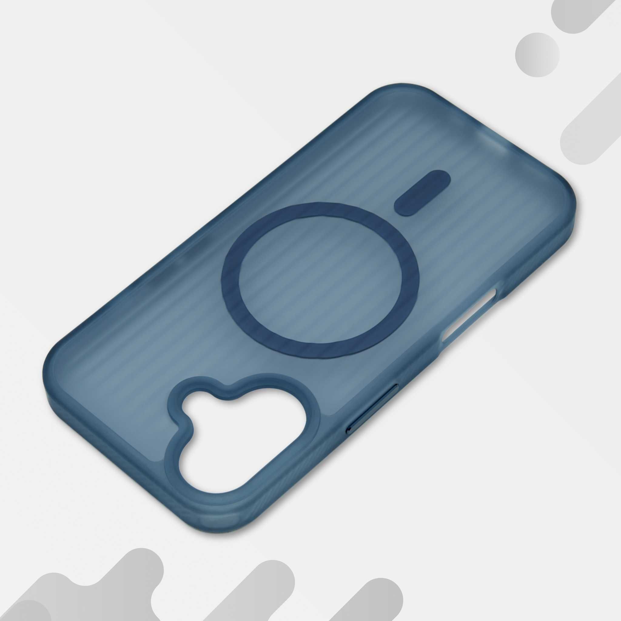 Etui JOLLBY. Line do iPhone 16 (Shadow Blue)