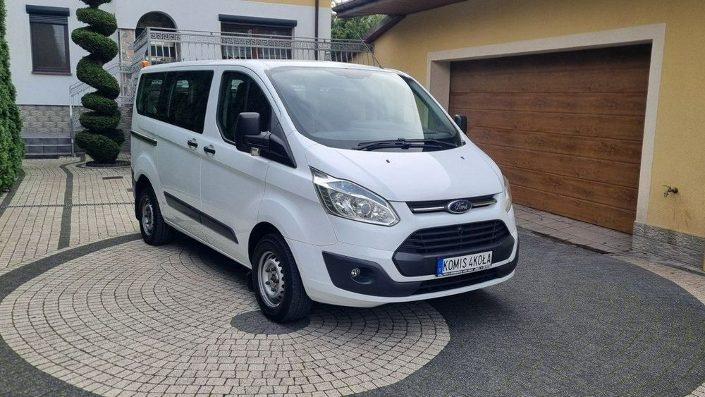 Ford Transit Custom 9 Osób - Klima - Super Stan - GWARANCJA -Zakup Door to Door