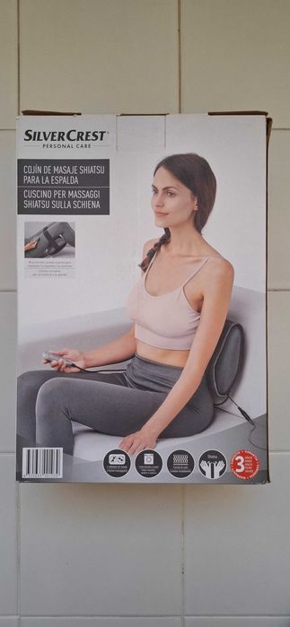 Massageador Shiatsu SilverCrest (Lidl) – Novo, 10€
