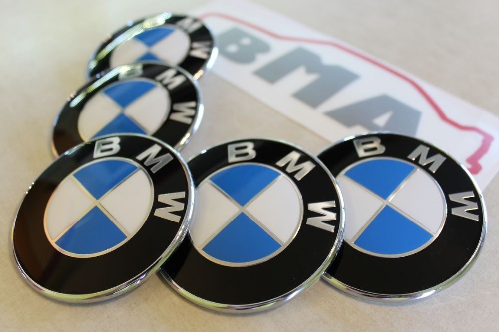 BMW Nowy Emblemat 74 mm Na Klapę Tył 100% Oryginał Części BMA