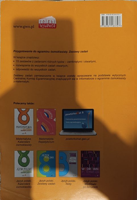Matematyka przygotowanie do egzaminu ósmoklasisty zestaw żądań GWO