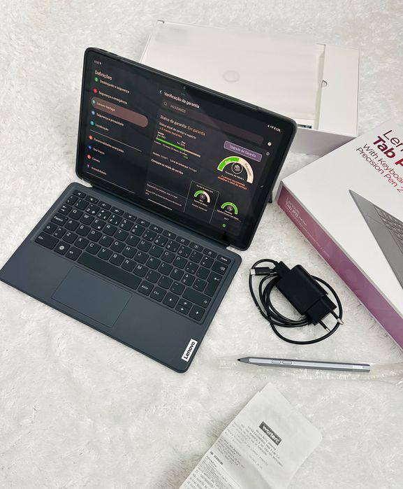 Tablet Lenovo P11 Gen 2 com capa de teclado + caneta + carregador