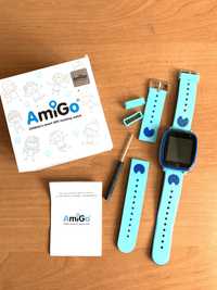 детские смарт часы влагозащищенные AmiGo GO001 iP67