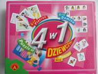 ALEXANDER - gra 4 w 1 puzzle i 3 gry dla dziewczyn - bdb