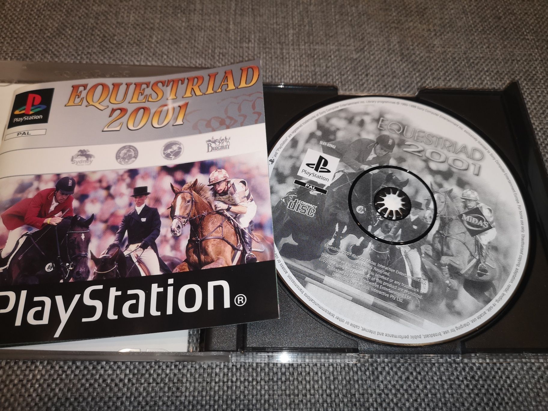 Equestriad 2001 PSX PS1 gra ANG (konie wyścigi, ujeżdżanie) płyta nowa
