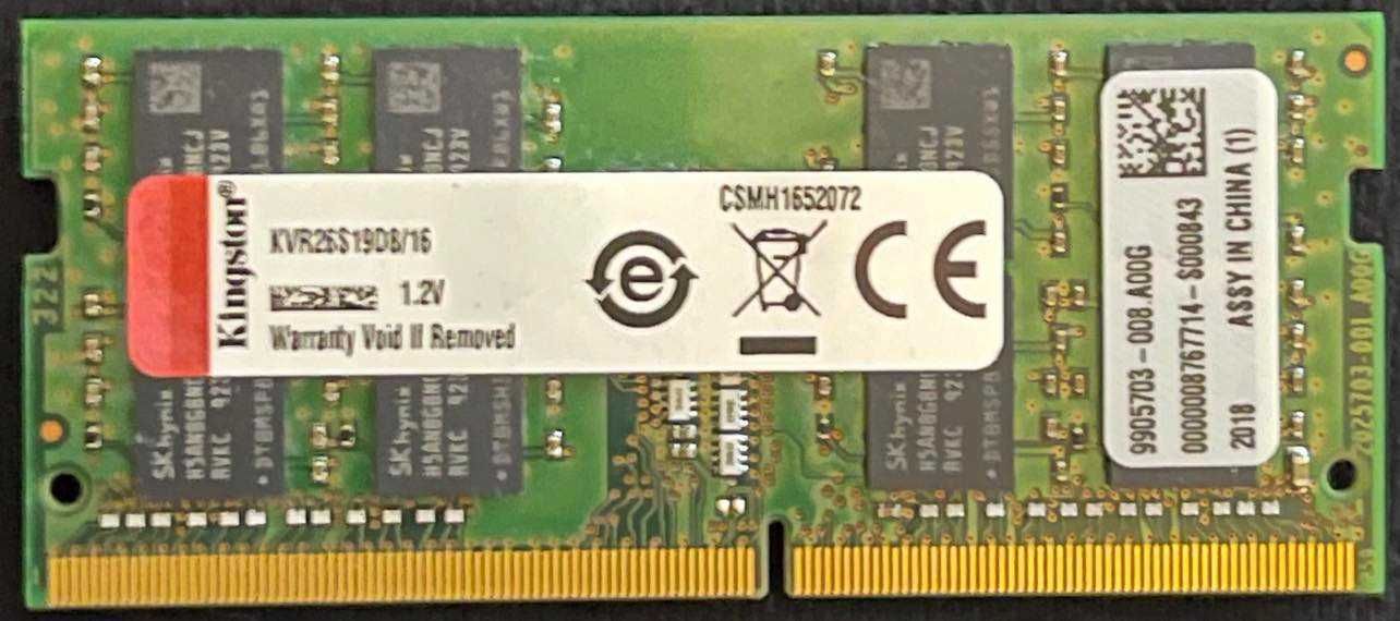 1x 16 GB RAM DDR4 Kingston 1 kość (38)