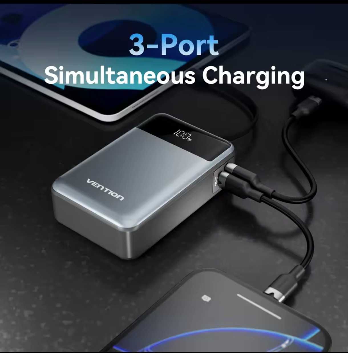 65W PD 20000mAh (VENTION) Power Bank.