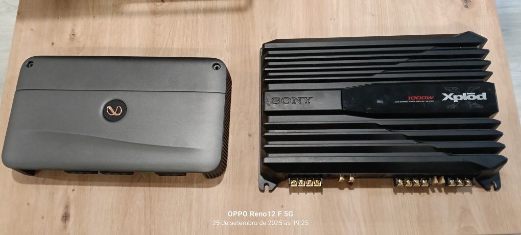 Subwoofer e amplificador