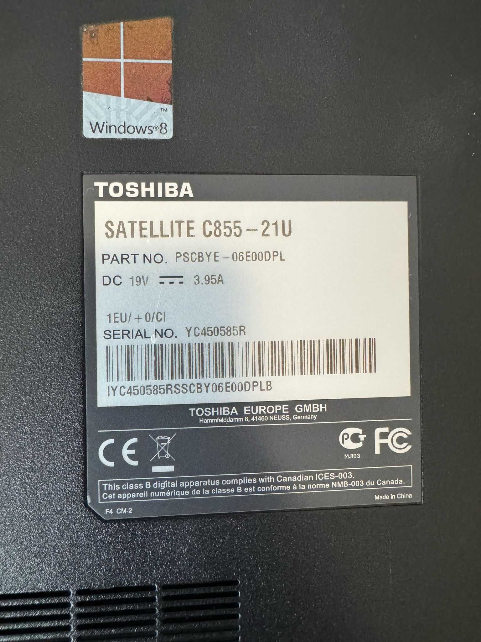 Laptop Toshiba Satellite