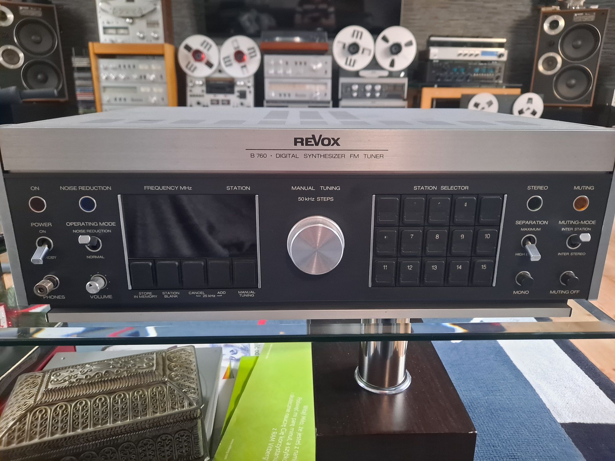 Tuner Revox B760 po odświeżeniu