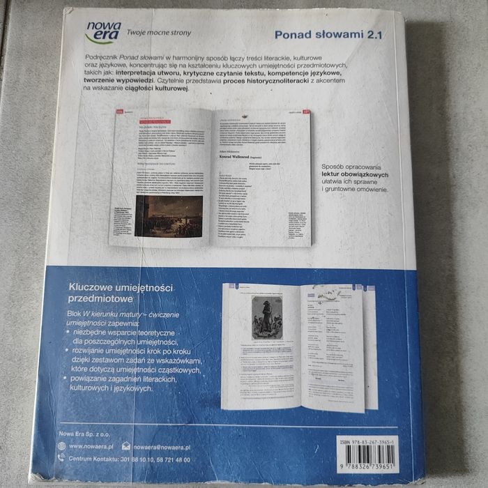 Ponad słowami 2 część 1 podręcznik