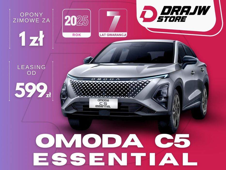 Omoda 5 ESSENTIAL 1,6 T-GDi 147 KM DHT | Opony zimowe za 1 zł | DRAJW.STORE