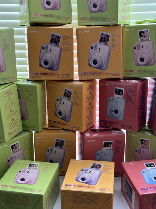 Instax mini 12 фотоапарат, фотокамера, пленка, полароид, полароїд