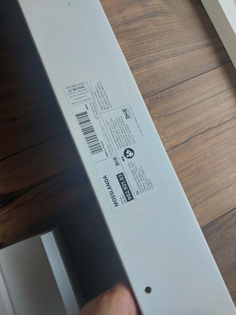 Ikea półka biała Mosslanda