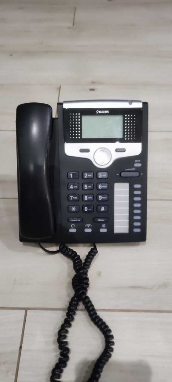 Telefony stacjonarne Polycom, Mitel, Silicar - łącznie 76 szt.