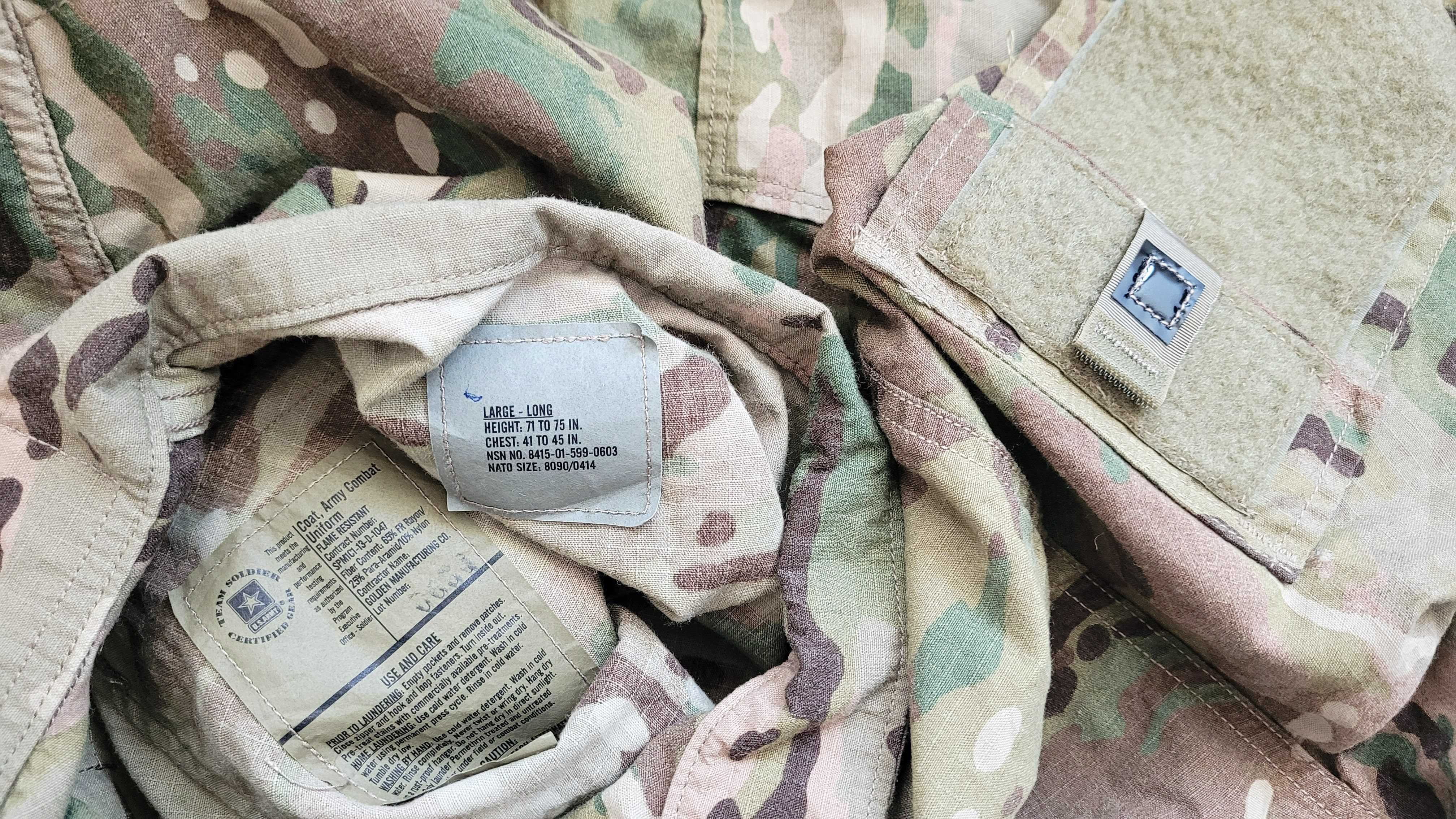Bluza ACU Multicam Scorpion crye precision trudnopalna US Army LL