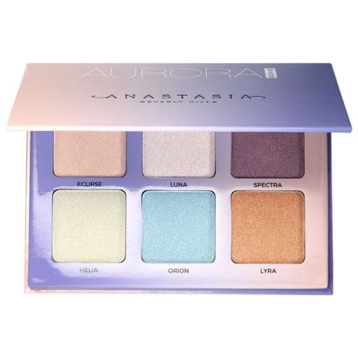 Rozświetlacze Aurora paleta rozświetlaczy Anastasia Beverly Hills