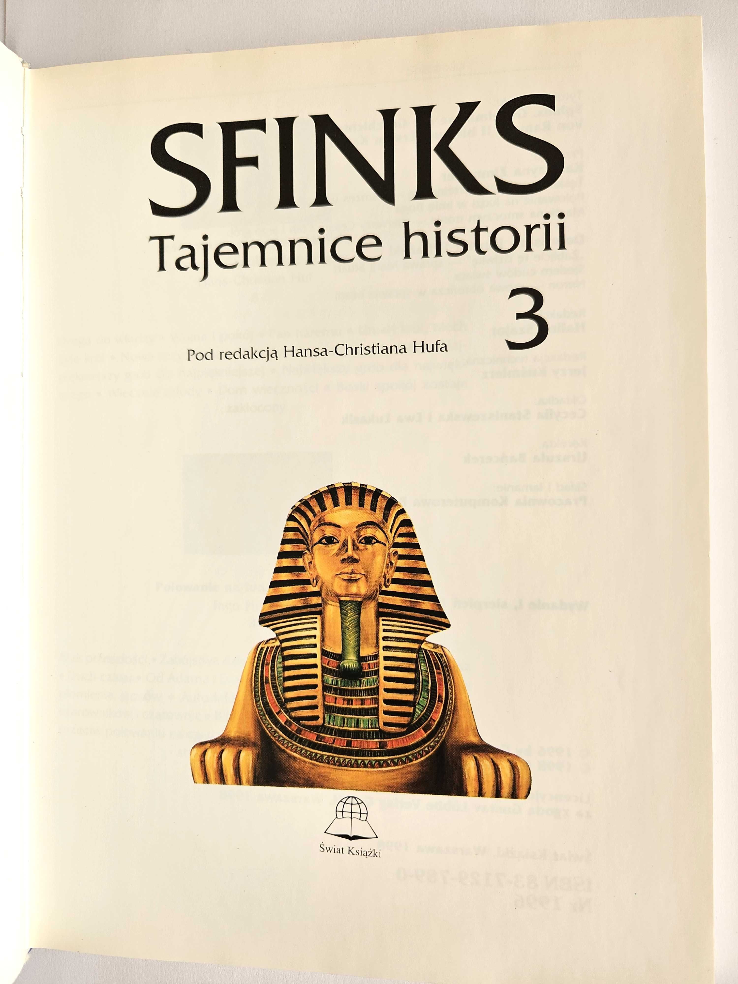 SFINKS. Tajemnice historii Tom 3 - Hans Christian Huf