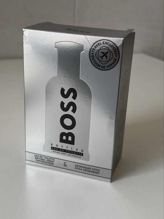 Coffret Hugo Boss Bottled EDT 100ml + Deostick 75ml – TRAVEL EDITION