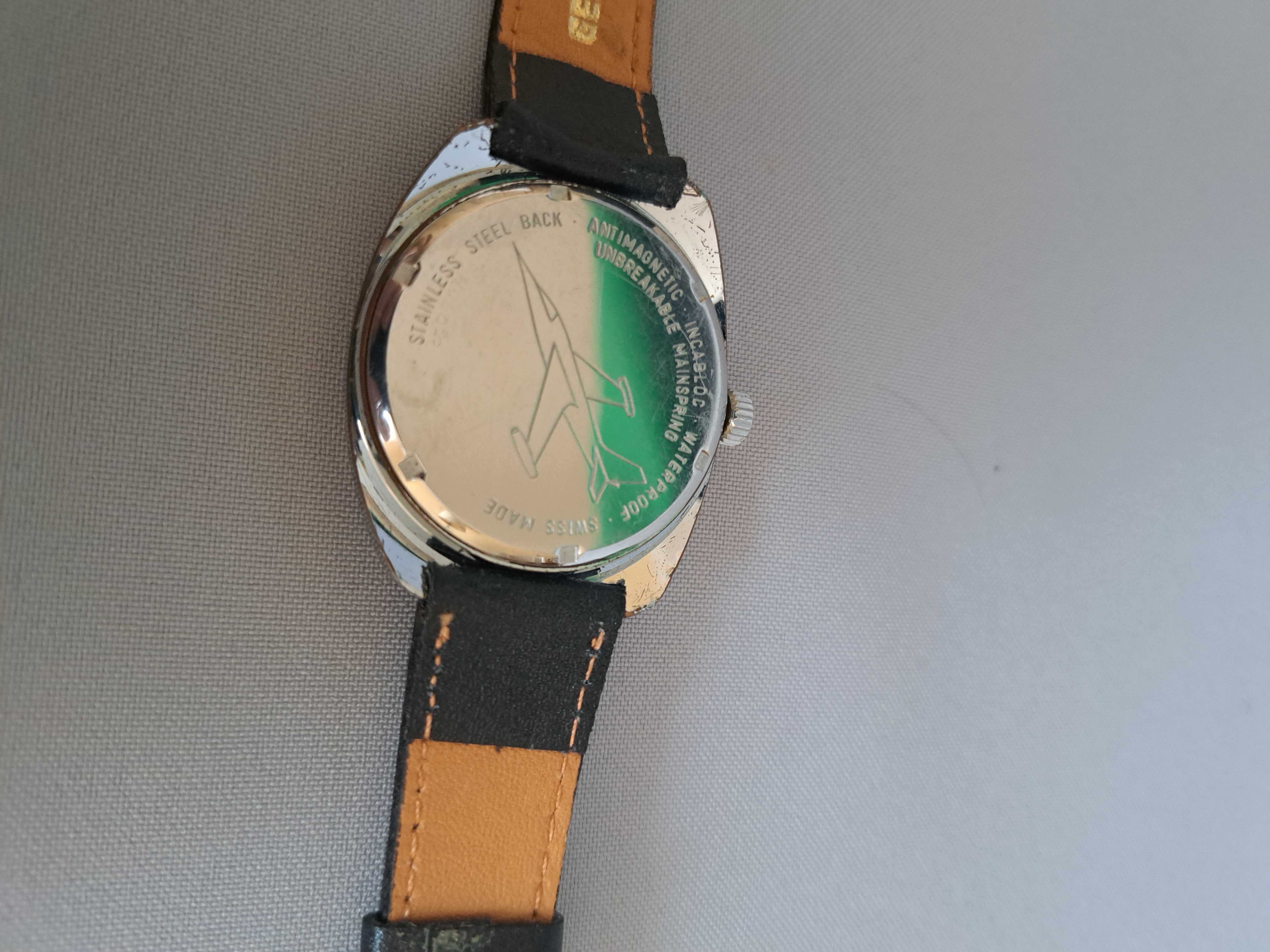 Zegarek mechaniczny ,,aviator" ,lotniczy Wehrmann.Kaliber Unitas 6325.