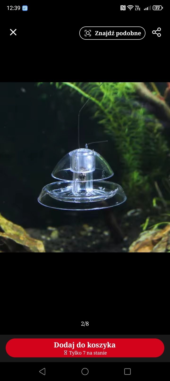 Pułapka na slimaki 6cm.