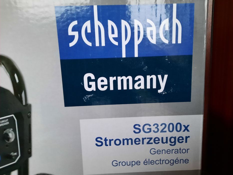 Бензиновий генератор Scheppach SG3200x Germany,новий