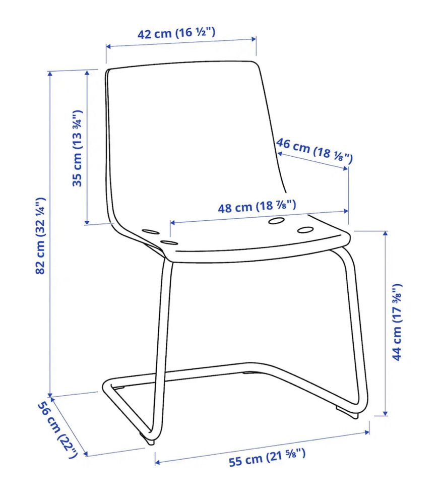 Krzesła Tobias IKEA