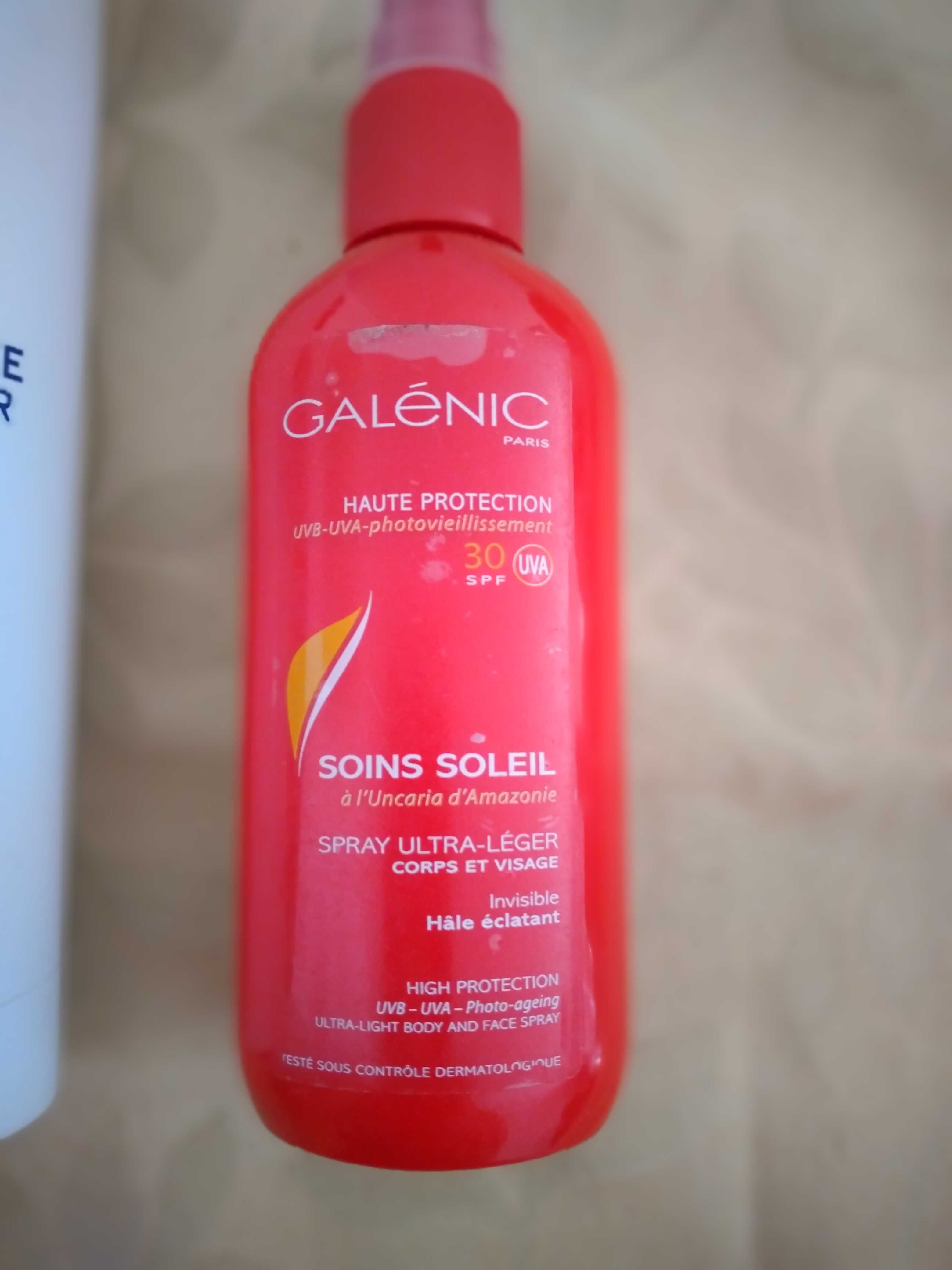 Galenic Solaire Spray Ultra Ligeiro, Spf30 + Modelador Nivea Curl
