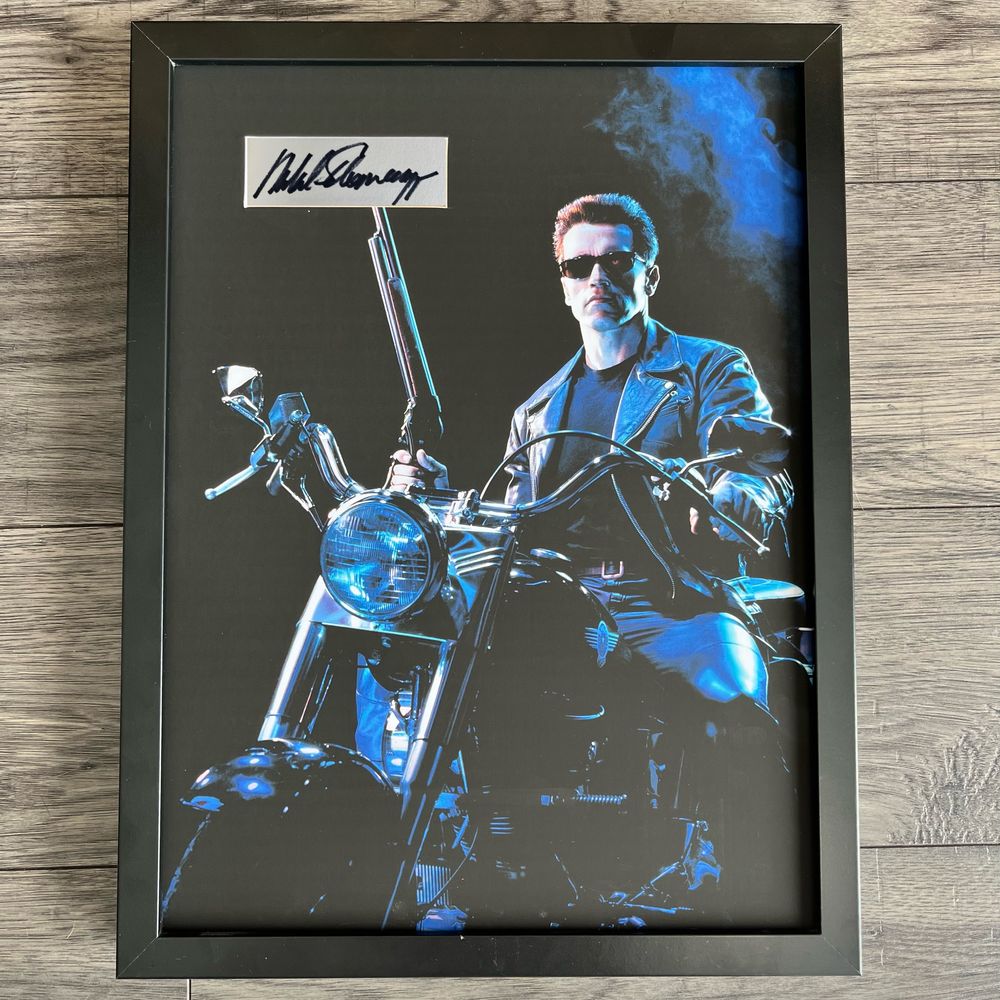 Arnold Schwarzenegger autograf Terminator 2