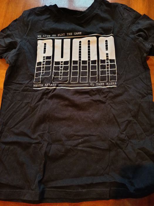 T-shirt preta da Puma