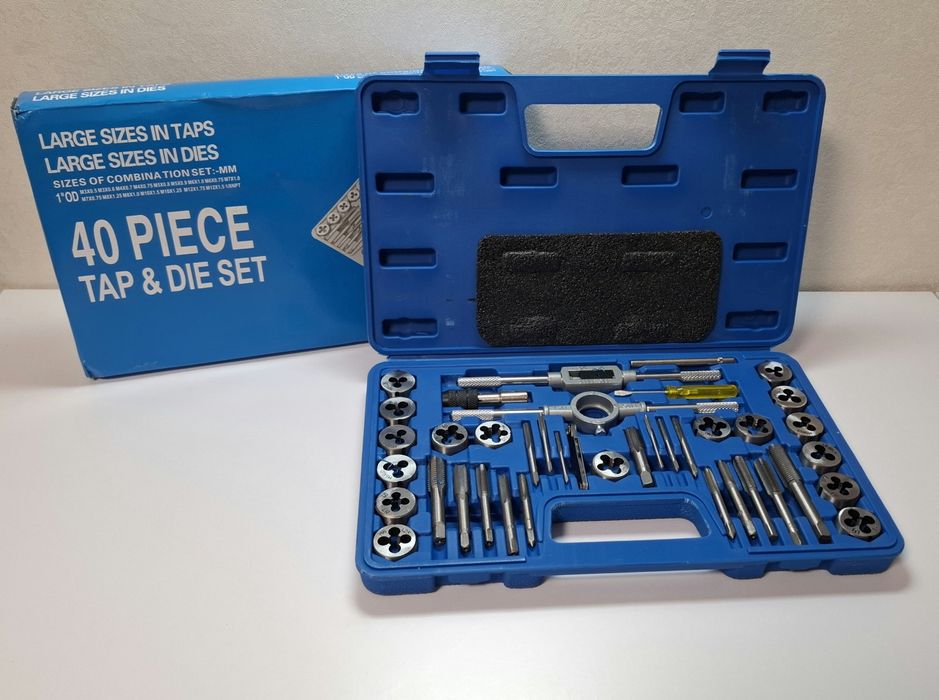 Набор плашек и метчиков Metric (40 шт)