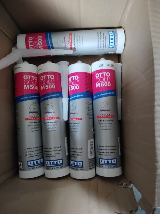 Ottocoll M500 Elastyczny, wodoodporny, jednoskładnikowy klej.