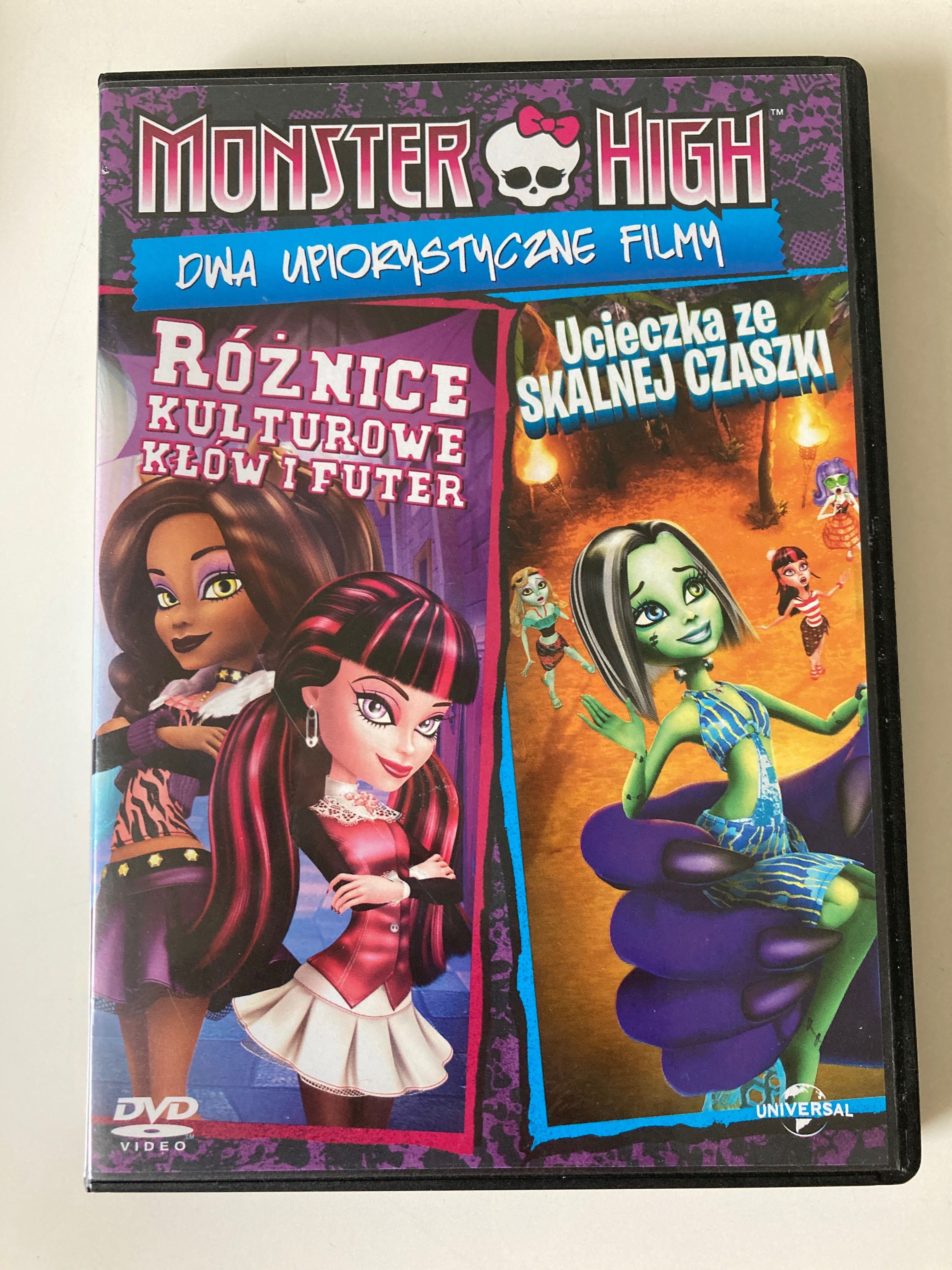 Płyta Monster High bajki DVD Monster High zestaw