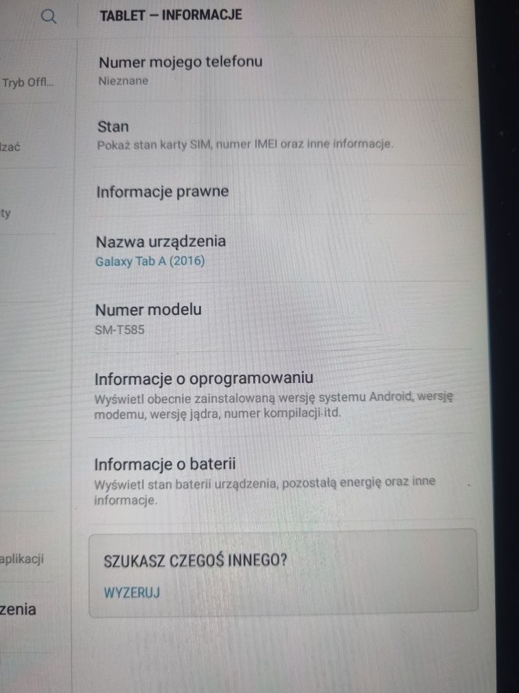Samsung Galaxy Tab A (2016) SM-T585 2 GB RAM