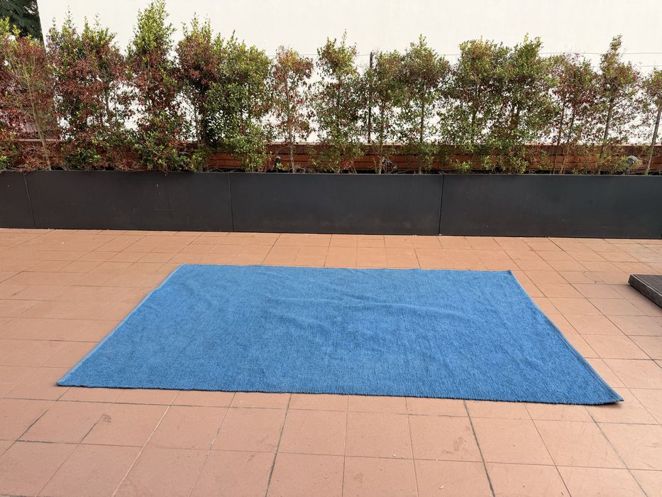 Tapete azul 2x3m da marca Rugvista com fatura