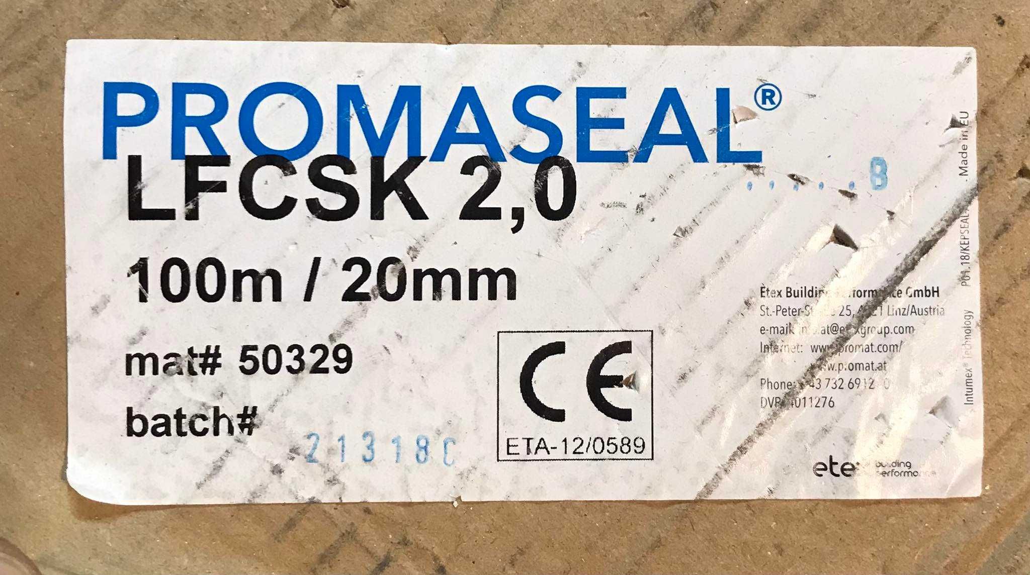 Uszczelka ppoż PROMASEAL LFC 100mb