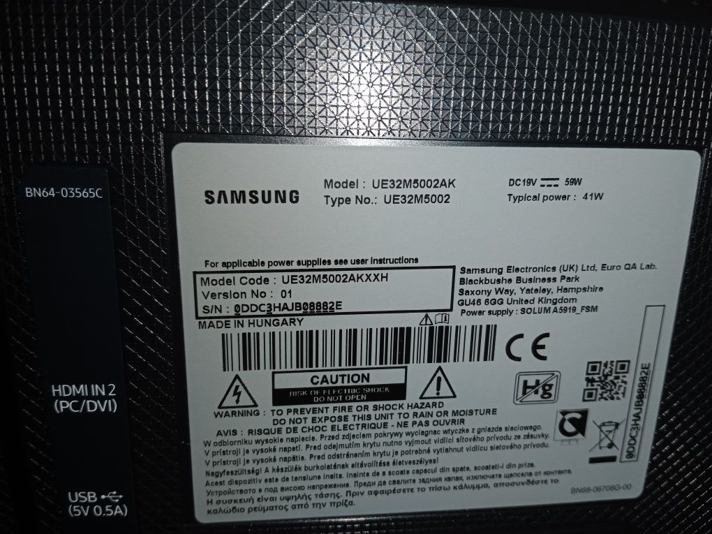Telewizor LED Samsung ue32m5002ak