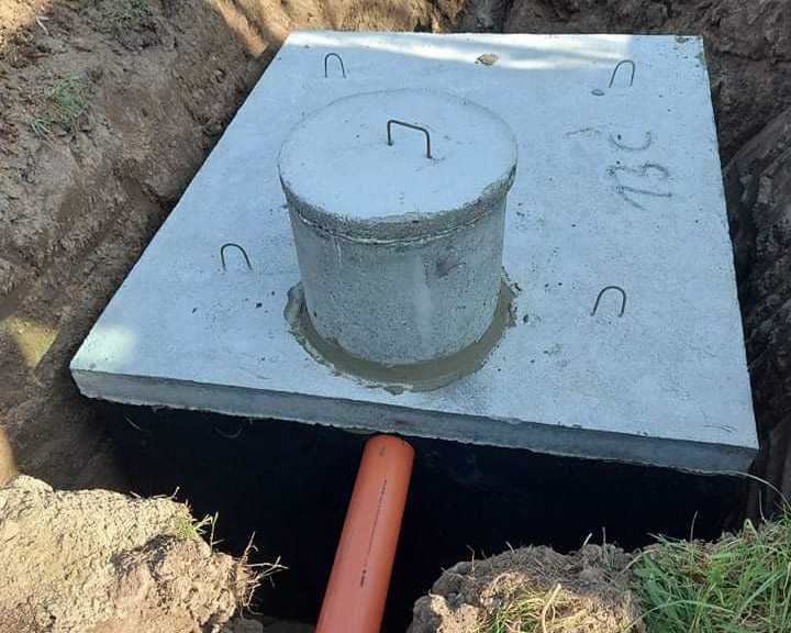Szambo betonowe kompleksowo z wykopem podłączeniem 10m3 zbiorniki