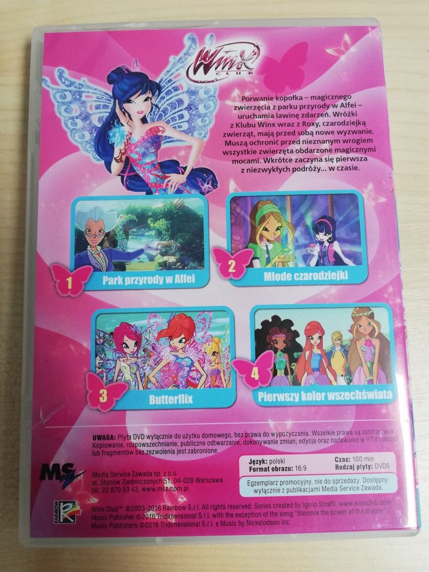 Winx Club płyta Dvd