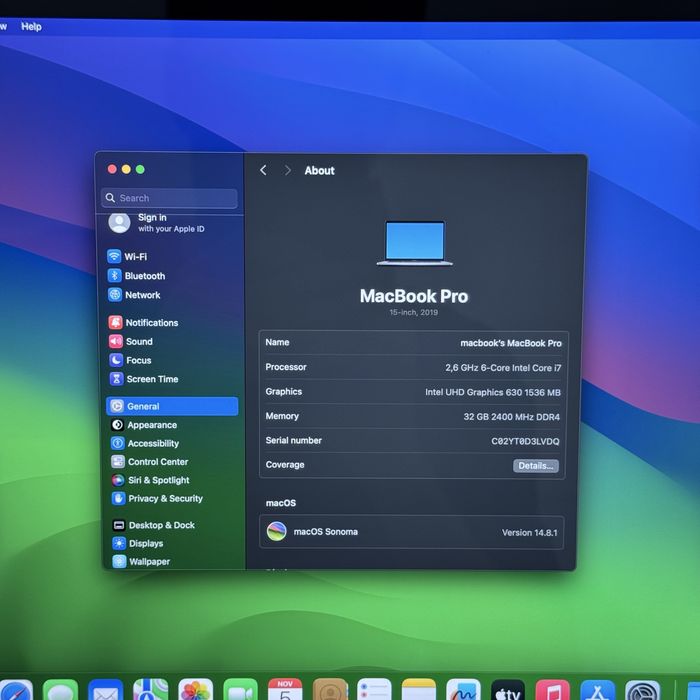 MacBook Pro 15 2019 i7 32Gb 512Gb