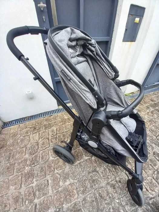 Carrinho Alcofa Cadeira Auto para Bebé Kinderkraft Juli Grey 3 em 1